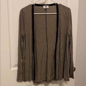 Cardigan Black and Tan